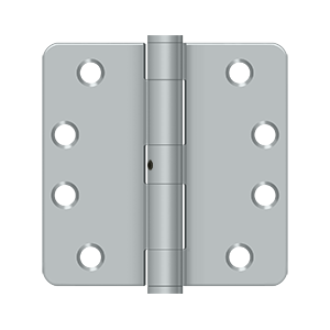 Deltana Architectural Hardware Steel & Stainless Steel Hinges 4"x 4"x 1-4" Radius Hinge, HD pair - cabinetknobsonline