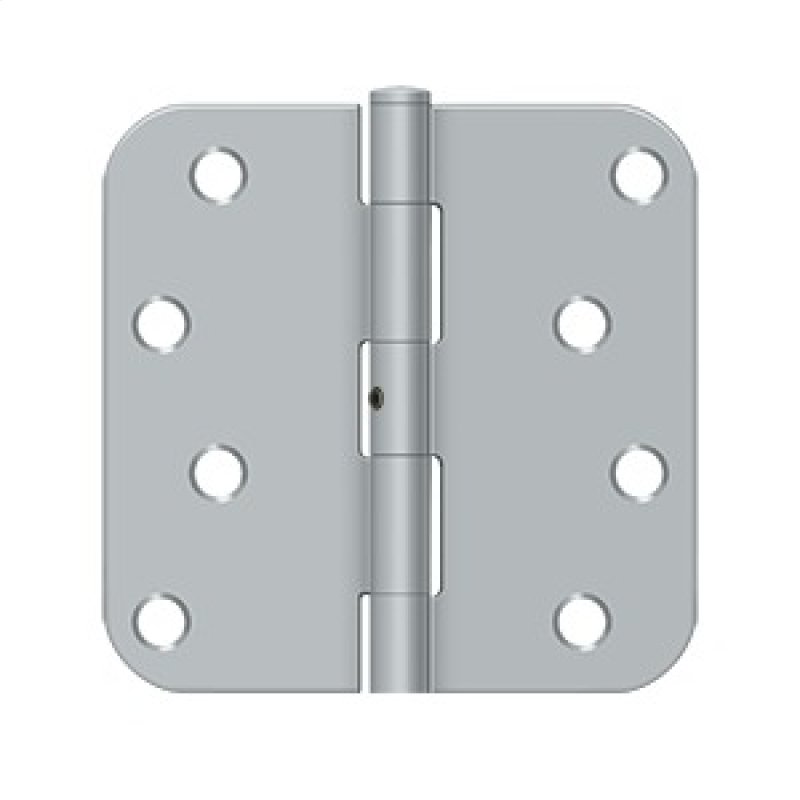 Deltana Architectural Hardware Steel & Stainless Steel Hinges 4"x 4"x 5-8" Radius Hinge pair - cabinetknobsonline