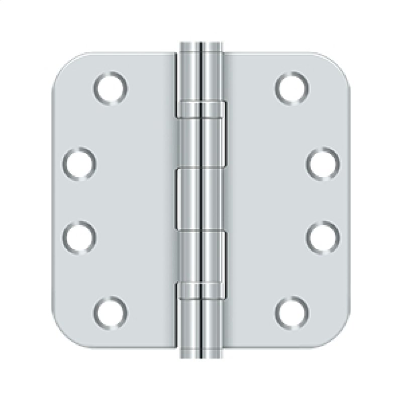 Deltana Architectural Hardware Steel & Stainless Steel Hinges 4"x 4"x 5-8" Radius Hinge, HD, Ball Bearings pair - cabinetknobsonline