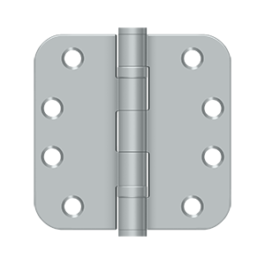 Deltana Architectural Hardware Steel & Stainless Steel Hinges 4"x 4"x 5-8" Radius Hinge, HD, Ball Bearings pair - cabinetknobsonline