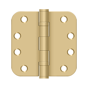 Deltana Architectural Hardware Steel & Stainless Steel Hinges 4"x 4"x 5-8" Radius Hinge, HD, Ball Bearings pair - cabinetknobsonline