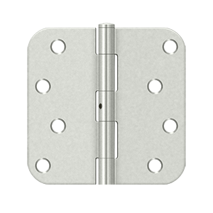 Deltana Architectural Hardware Steel & Stainless Steel Hinges 4"x 4"x 5-8" Radius Hinge pair - cabinetknobsonline