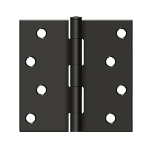 Deltana Architectural Hardware Steel & Stainless Steel Hinges 4"x 4" Square Hinge pair - cabinetknobsonline