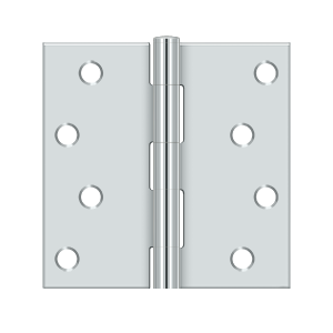 Deltana Architectural Hardware Steel & Stainless Steel Hinges 4"x 4" Square Hinge pair - cabinetknobsonline