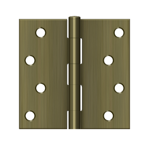 Deltana Architectural Hardware Steel & Stainless Steel Hinges 4"x 4" Square Hinge pair - cabinetknobsonline