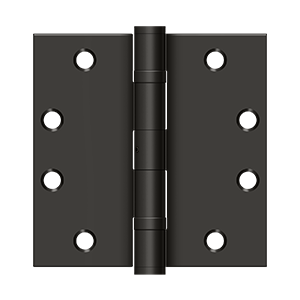 Deltana Architectural Hardware Steel & Stainless Steel Hinges 4 1-2"x 4 1-2" Square Hinge, HD, Ball Bearings pair - cabinetknobsonline