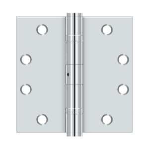 Deltana Architectural Hardware Steel & Stainless Steel Hinges 4 1-2"x 4 1-2" Square Hinge, HD, Ball Bearings pair - cabinetknobsonline