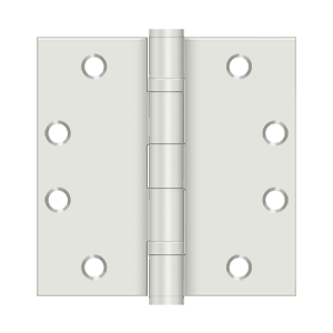 Deltana Architectural Hardware Steel & Stainless Steel Hinges 4 1-2"x 4 1-2" Square Hinge, HD, Ball Bearings pair - cabinetknobsonline