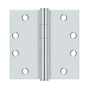 Deltana Architectural Hardware Steel & Stainless Steel Hinges 4 1-2" x 4 1-2" Square Hinges, HD pair - cabinetknobsonline