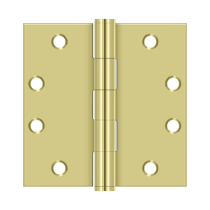 Deltana Architectural Hardware Steel & Stainless Steel Hinges 4 1-2" x 4 1-2" Square Hinges, HD pair - cabinetknobsonline