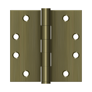 Deltana Architectural Hardware Steel & Stainless Steel Hinges 4 1-2" x 4 1-2" Square Hinges, HD pair - cabinetknobsonline