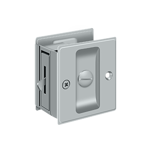 Deltana Architectural Hardware Door Accessories Pocket Locks, 2 1-2"x 2 3-4" Privacy each - cabinetknobsonline
