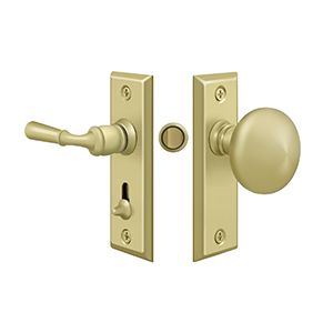 Deltana Architectural Hardware Door Accessories Storm Door Latch, Rectangular, Tubular Lock each - cabinetknobsonline