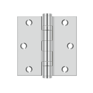 Deltana Architectural Hardware Steel & Stainless Steel Hinges 3 1-2"x 3 1-2" Square Hinge pair - cabinetknobsonline