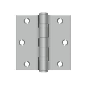 Deltana Architectural Hardware Steel & Stainless Steel Hinges 3 1-2"x 3 1-2" Square Hinge pair - cabinetknobsonline