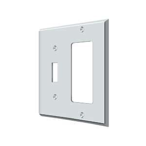 Deltana Architectural Hardware Home Accessories Switch Plate, Single Switch-Single Rocker each - cabinetknobsonline