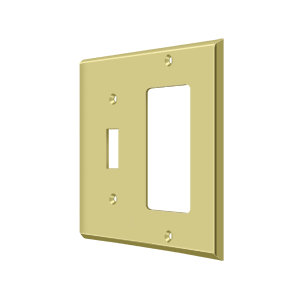 Deltana Architectural Hardware Home Accessories Switch Plate, Single Switch-Single Rocker each - cabinetknobsonline