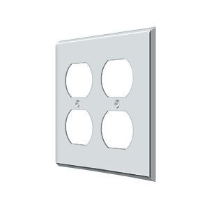 Deltana Architectural Hardware Home Accessories Switch Plate, Quadruple Outlet each - cabinetknobsonline