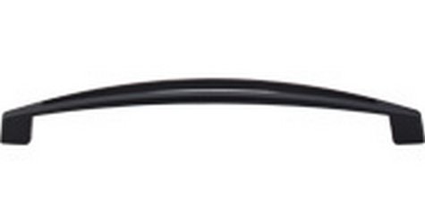 Top Knobs Cabinet Hardware  Verona Appliance Pull 12" (c-c) - Flat Black - cabinetknobsonline