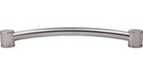 Top Knobs Cabinet Hardware   Oval Appliance Pull 12" (c-c) - Brushed Satin Nickel - cabinetknobsonline