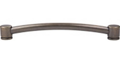 Top Knobs Cabinet Hardware   Oval Appliance Pull 12" (c-c) - German Bronze - cabinetknobsonline