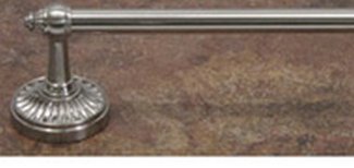 Top Knobs Bathroom Hardware Tuscany Bath 30" Single Towel Rod - Brushed Satin Nickel - cabinetknobsonline