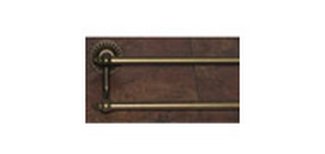 Top Knobs Bathroom Hardware Tuscany Bath 30" Double Towel Rod - German Bronze - cabinetknobsonline