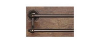 Top Knobs Bathroom Hardware Tuscany Bath 30" Double Towel Rod - Oil Rubbed Bronze - cabinetknobsonline