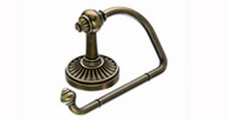 Top Knobs Bathroom Hardware Tuscany Collection Bath Tissue Hook - German Bronze - cabinetknobsonline