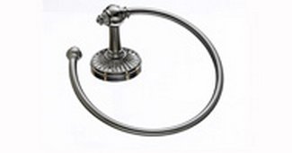 Top Knobs Bathroom Hardware Tuscany Collection Bath Ring - Brushed Satin Nickel - cabinetknobsonline