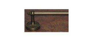 Top Knobs Bathroom Hardware Tuscany Collection Bath 18" Single Towel Rod - German Bronze - cabinetknobsonline