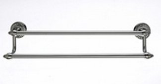 Top Knobs Bathroom Hardware Tuscany Collection Bath 18" Double Towel Rod - Brushed Satin Nickel - cabinetknobsonline