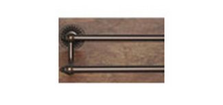 Top Knobs Bathroom Hardware Tuscany Bath 24" Double Towel Rod - Oil Rubbed Bronze - cabinetknobsonline