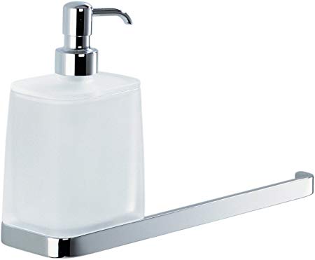 Colombo Design Time Collection Soap Dispenser-Towel Holder -Chrome-Bidet - cabinetknobsonline