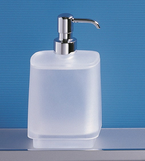 Colombo Design Time Collection Glass Soap Dispenser - cabinetknobsonline