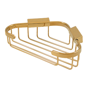 Deltana Architectural Hardware Bathroom Accessories Wire Basket, 8 1-2" Corner Basket each - cabinetknobsonline