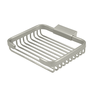 Deltana Architectural Hardware Bathroom Accessories Wire Basket, 6" Rect. Soap Holder each - cabinetknobsonline