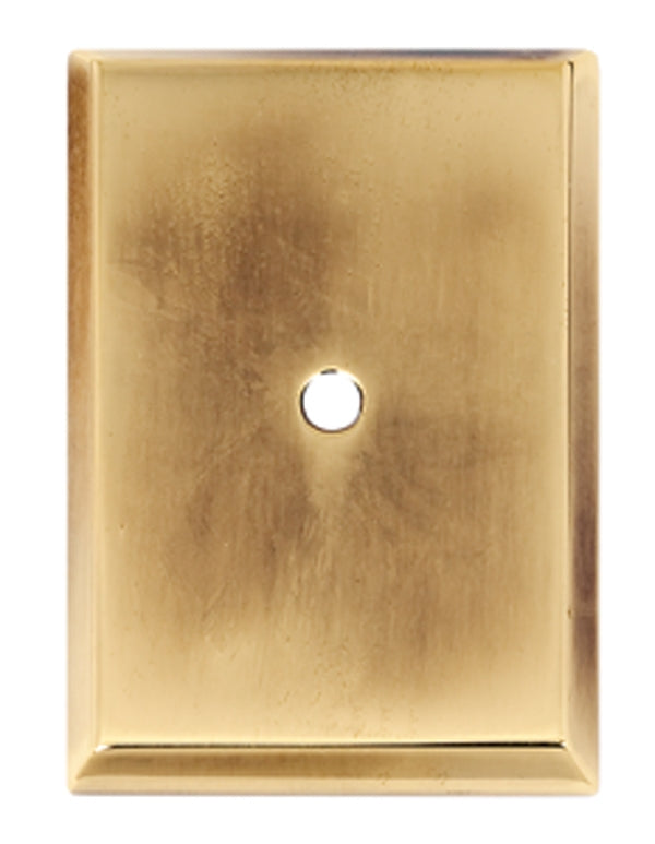 Alno Decorative Hardware 'Creations' 1 1-4" Rectangle Backplate - cabinetknobsonline