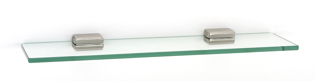 Alno Decorative Hardware 'Creations' 18î Glass Shelf with Brackets - cabinetknobsonline