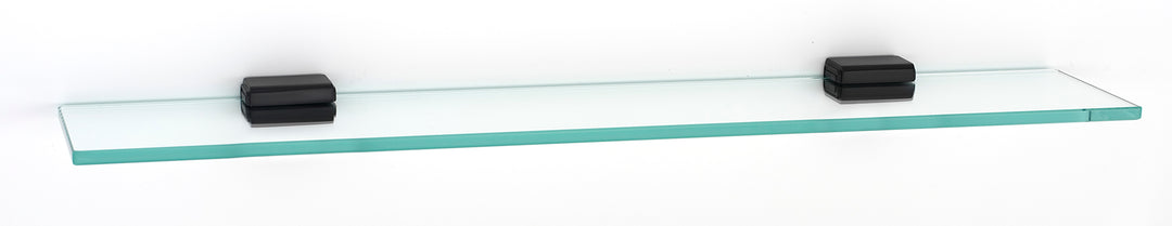 Alno Decorative Hardware 'Creations' 24î Glass Shelf with Brackets - cabinetknobsonline