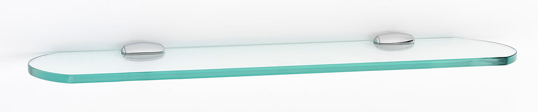 Alno Decorative Hardware 'Creations' 18î Glass Shelf with Brackets - cabinetknobsonline