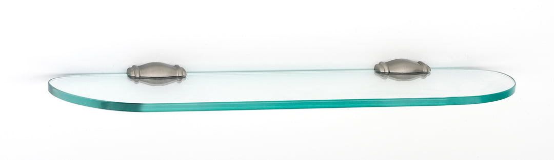 Alno Decorative Hardware 'Creations' 24î Glass Shelf with Brackets - cabinetknobsonline