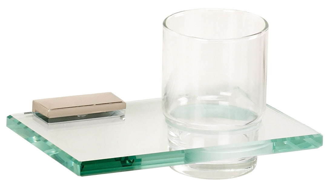 Alno Decorative Hardware 'Creations' TUMBLER HOLDER W-GLASS - cabinetknobsonline
