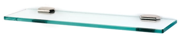 Alno Decorative Hardware 'Creations' 18" GLASS SHELF WITH BRACKETS - cabinetknobsonline