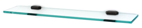 Alno Decorative Hardware 'Creations' 24" GLASS SHELF WITH BRACKETS - cabinetknobsonline