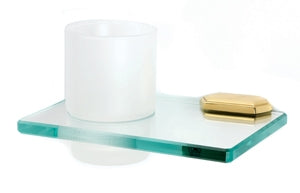 Alno Decorative Hardware 'Creations' GLASS TUMBLER W-HOLDER - cabinetknobsonline