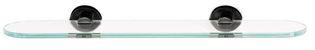 Alno Decorative Hardware 'Creations' 18" GLASS SHELF WITH BRACKETS - cabinetknobsonline