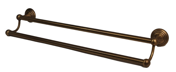 Alno Decorative Hardware 'Creations' 24" DOUBLE TOWEL BAR - cabinetknobsonline