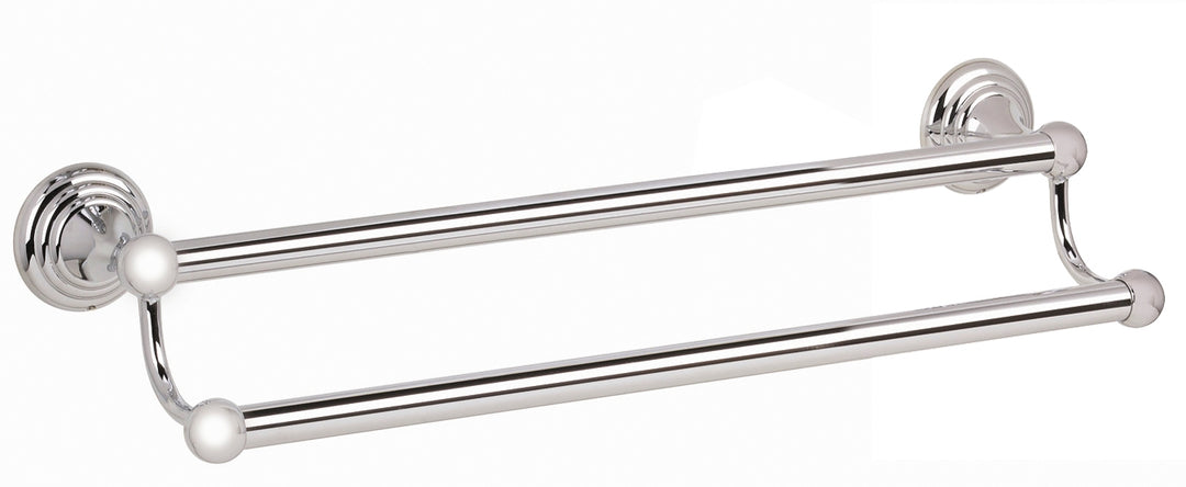 Alno Decorative Hardware 'Creations' 24" DOUBLE TOWEL BAR - cabinetknobsonline