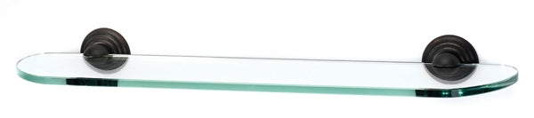 Alno Decorative Hardware 'Creations' 24" GLASS SHELF WITH BRACKETS - cabinetknobsonline